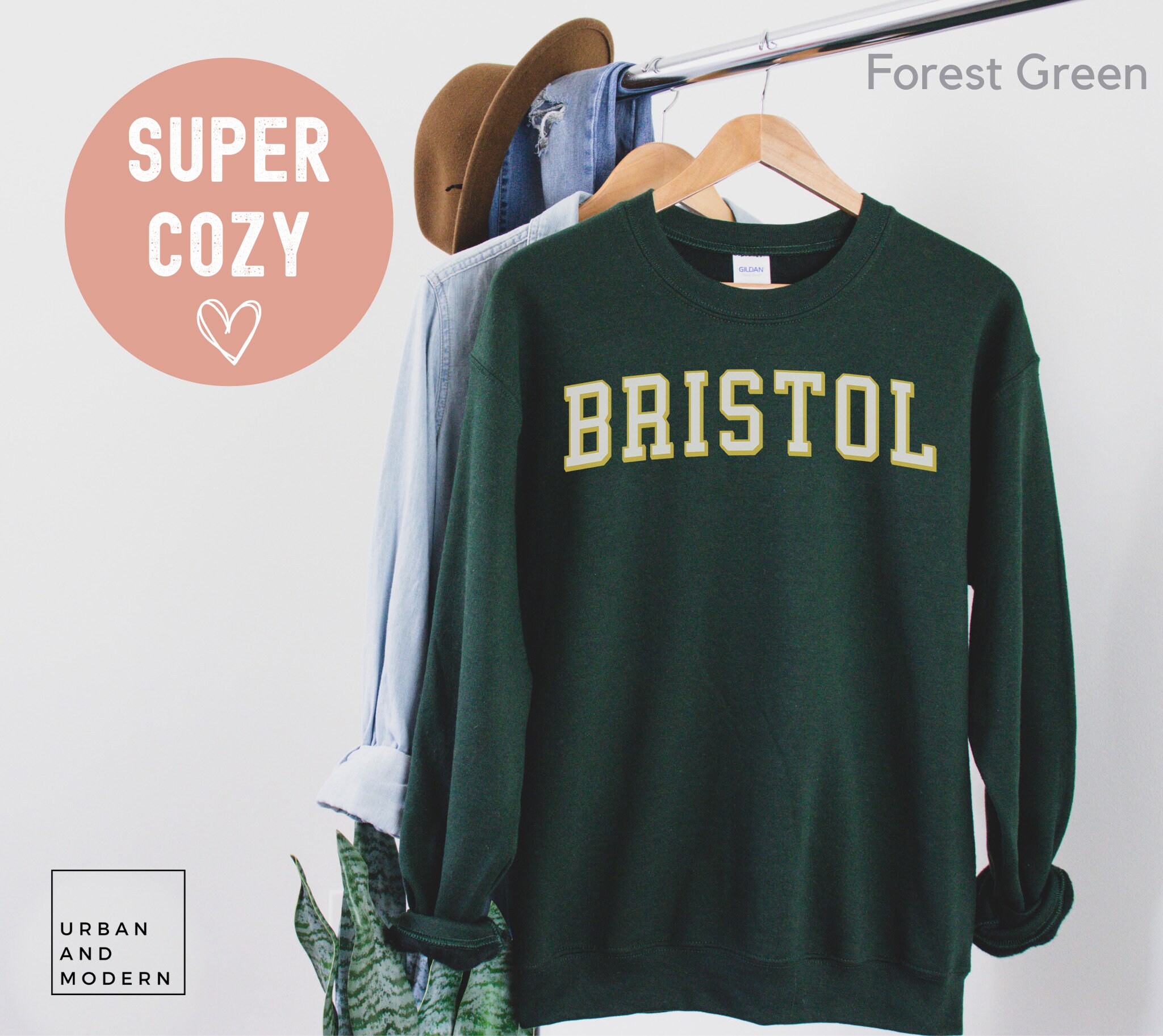 Bristol Sweatshirts - Etsy