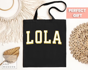 lola tote bag, lola gift, lola bag, mothers day, gift for lola