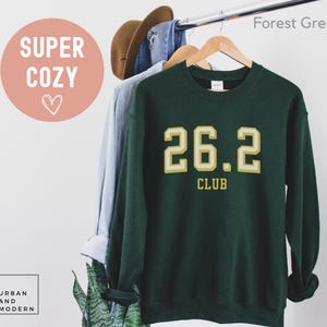 26.2 club sweater, marathon sweatshirt, marathon gift, marathon runner, marathon running, marathon training,