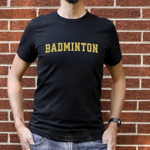 Camisetas de bádminton, regalos de bádminton, jugador de bádminton, mamá de bádminton, papá de bádminton, equipo de bádminton. Universidad