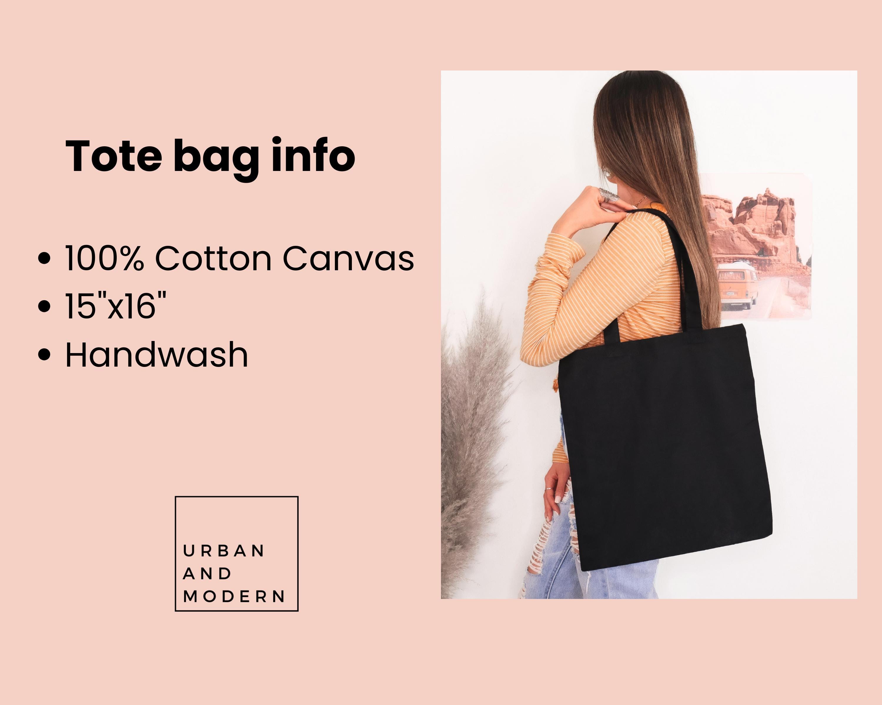 Sac Tote Bag Vietnamien – 100% Coton – Cadeau Voyage Femme – Blanc