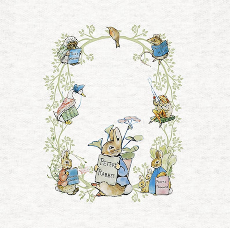 Peter Rabbit | Upholstery | Sewing | Craft | Printed Fabric Panels ...