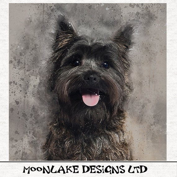 Cairn Terrier Umbrella - Black Cairn Terrier Umbrella - Black