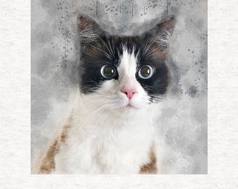 猫種柄ファブリックパネル - 15種類の猫種、綿100% - キルトショップ