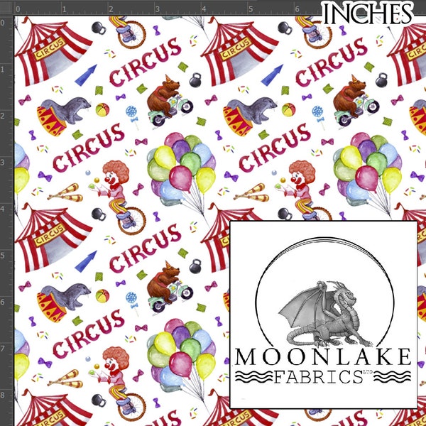 Circus Juggling Fabric 100% Cotton 130gsm - Size: 111.39cm wide (44 inches)