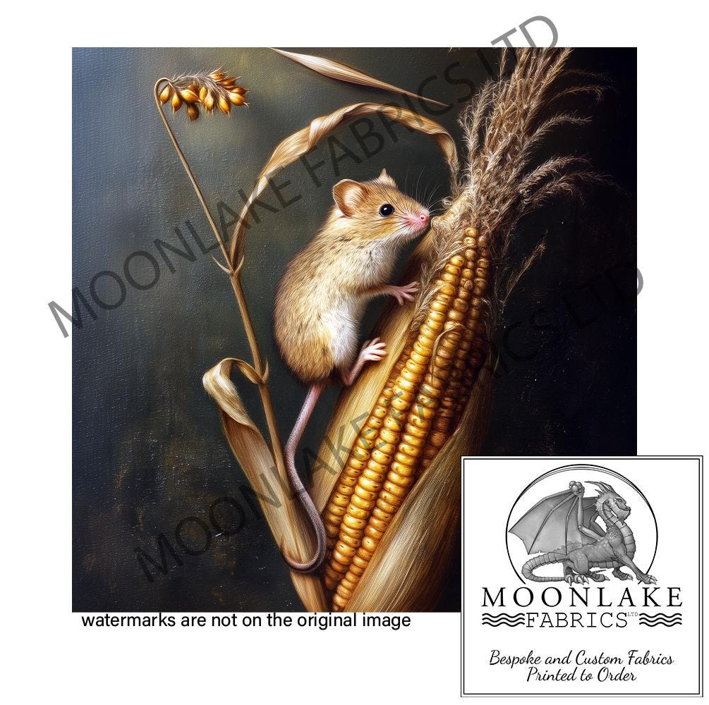 Mouse on corn cob・1981年・14cm・ Cop・ Mouse on corn cob