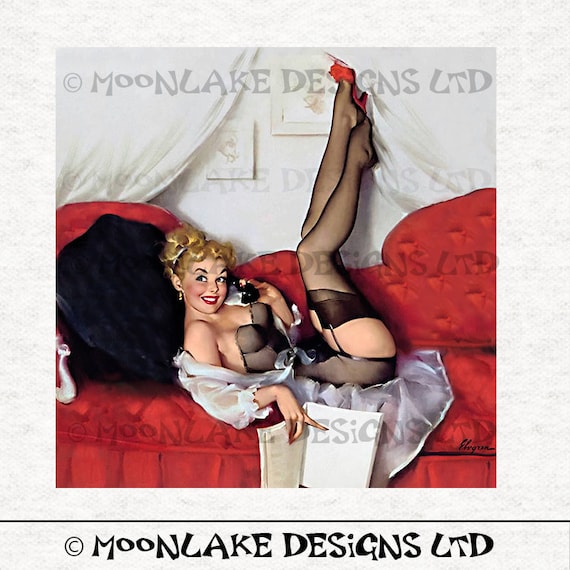 pin on sexy lingerie Young Woman Posing in Classic Pin Up Style Wearing Lingerie and Stockings  Stock Photo