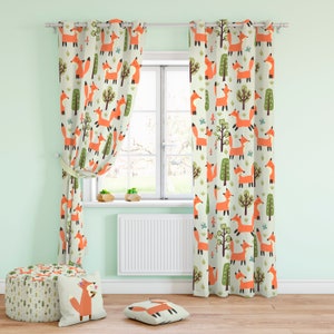 Foxy Forest Fox Quilt & Craft Panels / Metres High Quality 100% Cotton Poplin Exclusive Collection