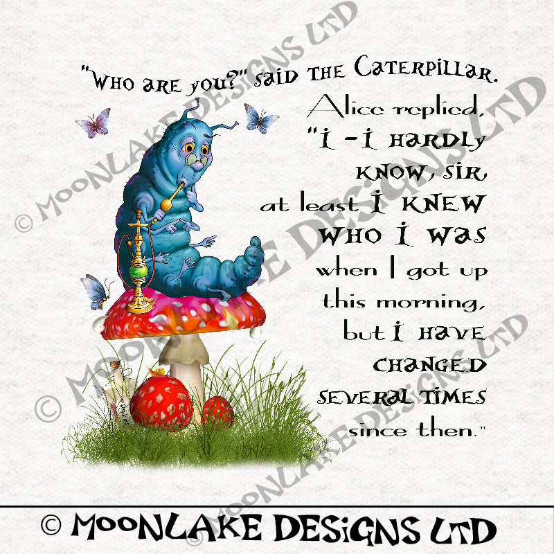 Alice Wonderland Cartoon Caterpillar Who Fabric Craft Panels Etsy Alice Wonderland Cartoon Caterpillar Who Fabric Craft Panels Etsy