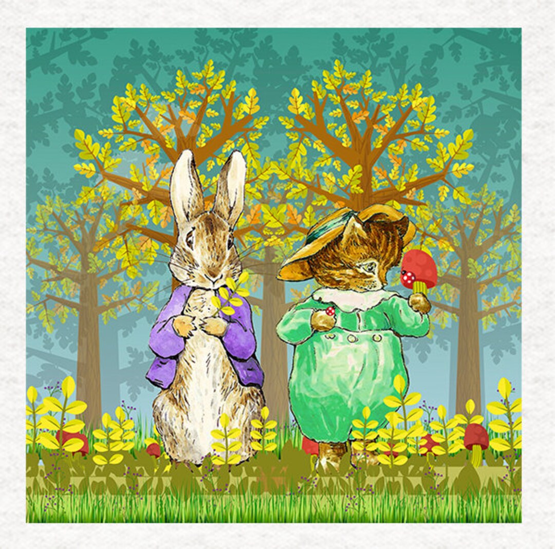 Peter Rabbit, Forest Pals | Upholstery | Sewing | Craft | Printed ...