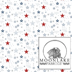 Star Fabric répétition patter 100% Coton 130gsm Poplin