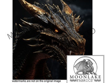 Manchineel, The Black Dragon 100% natuurlijk katoen of 290 g/m² dikke zachte polyester stoffen paneelvierkanten