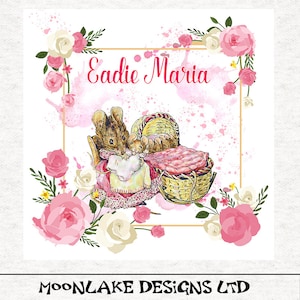 Hunka Munka Mouse with Babies,  Sewing | Craft | Printed Fabric Panels -  | Any name you would like