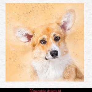 Corgi fabric panel - Etsy 日本