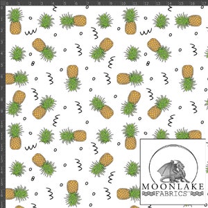 Pineapple Fruit Fabric  100% Quality Cotton Poplin Fabric *Exclusive*