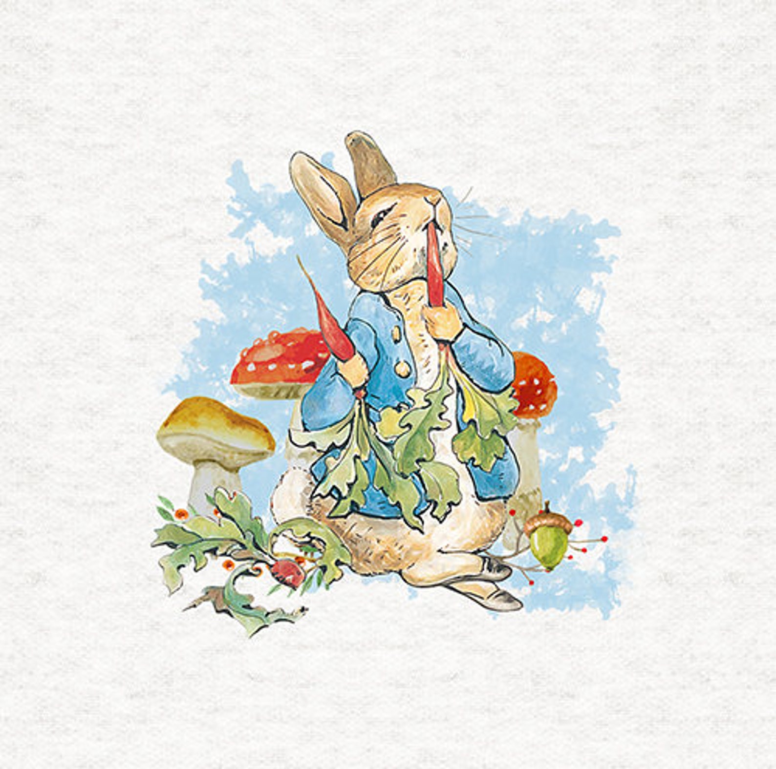 Peter rabbit fabric panel