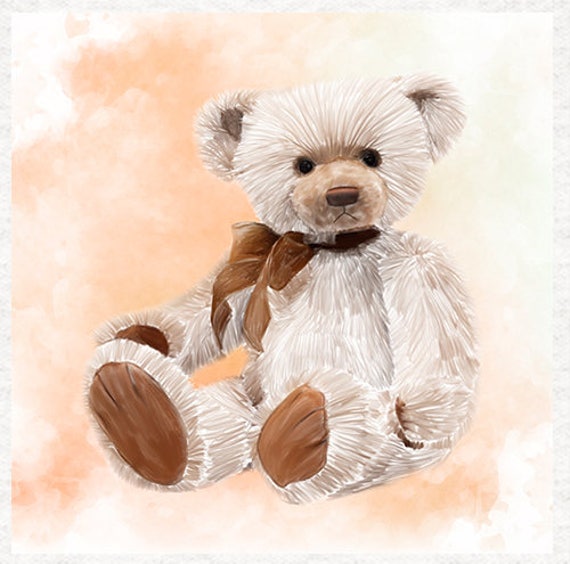 Quality Fabric Cushion Upholstery Craft Quilting Panel Nursery Bear