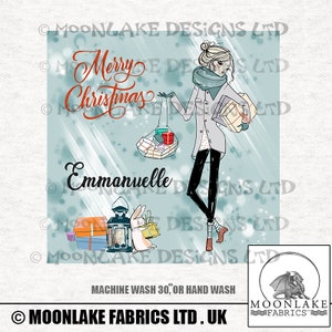 Christmas Winter Girls 100% Cotton or Polyester Craft Sewing Fabric *exclusive*