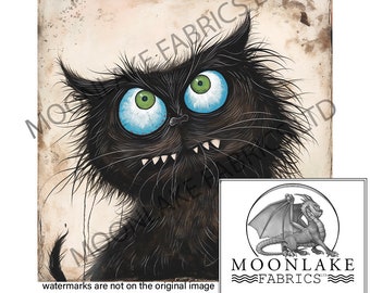 Chat « Copurrrnicus » le chat maigre, 100 % coton naturel ou 290 g/m² de panneau de tissu en polyester doux et épais