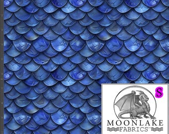 Dragon Scales Variouis100% Cotton 130gsm Sewing Fabric -  Size: 111.39cm wide (44 inches)