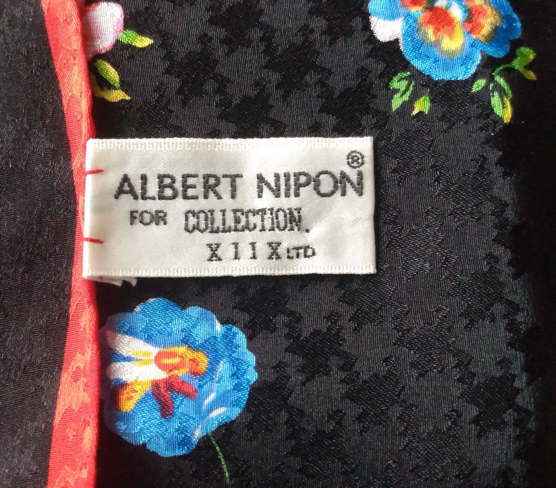 Vintage Designer Silk Scarf by Albert Nipon American Fashion Etsy