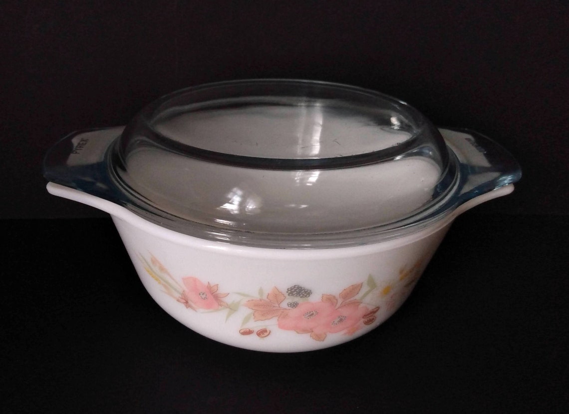 Pyrex Casserole Dish Lid 6.5 Inch small. British Hedgerow Etsy