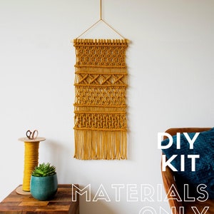 DIY Kit Macrame Wall Hanging 'IVY' Alleen materialen afbeelding 3