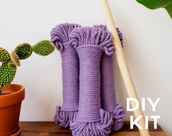 DIY Kit - Macrame Wall Hanging 'Berry' - Materials ONLY