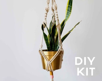 DIY Kit - Macrame Plant Hanger - Materialen ALLEEN