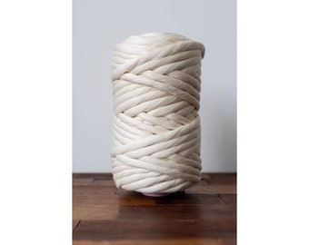 Macrame String / White/ 9MM / 150 Feet / 46 Meter / Single Strand / 1.1KG / Macrame Rope