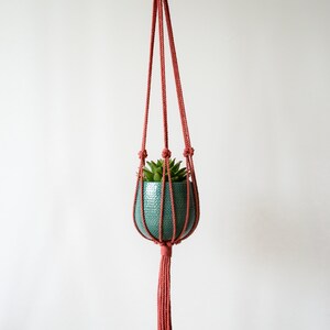 Minimalist Macrame Plant Hanger 40 100cm long image 9