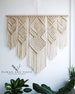 Large Macrame Wall Hanging - Available in White, Gray, Mustard, Green, Mint, Salmon, Blush or Lavender - 46' x 40' (116cm x 100cm) 