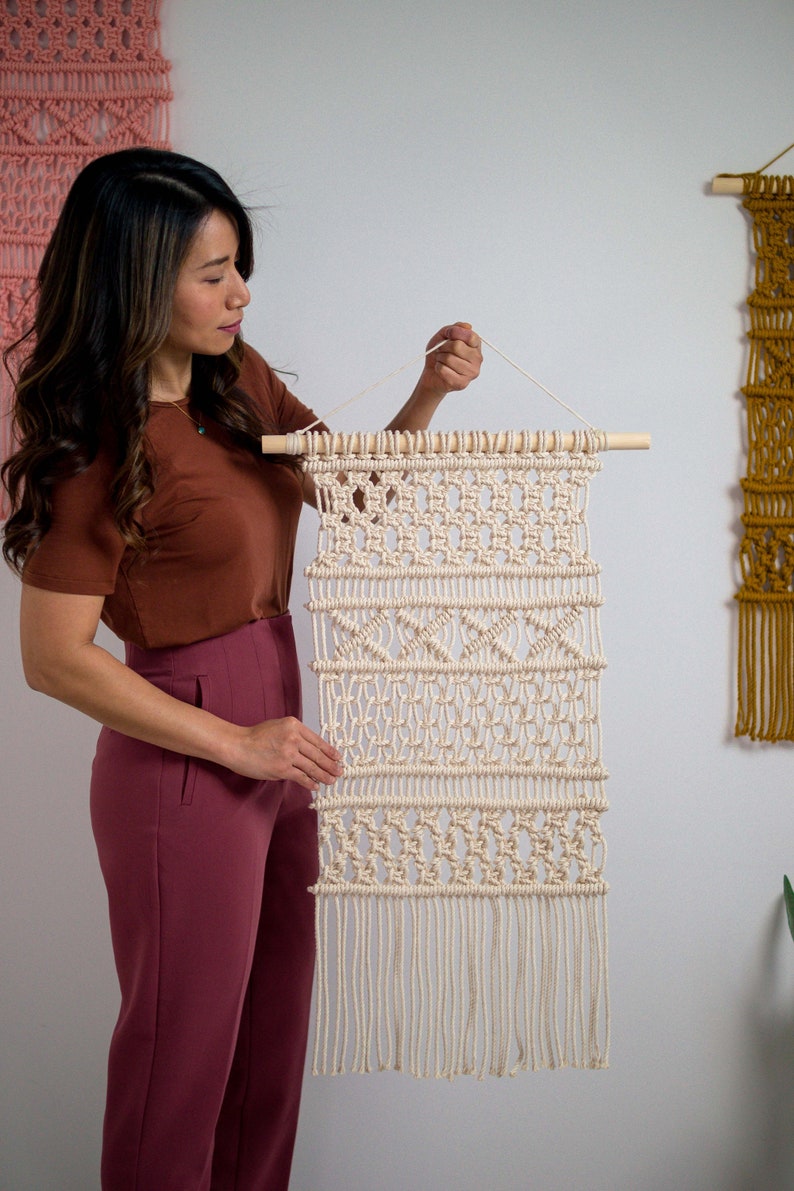 DIY Kit Macrame Wall Hanging 'IVY' Alleen materialen afbeelding 4