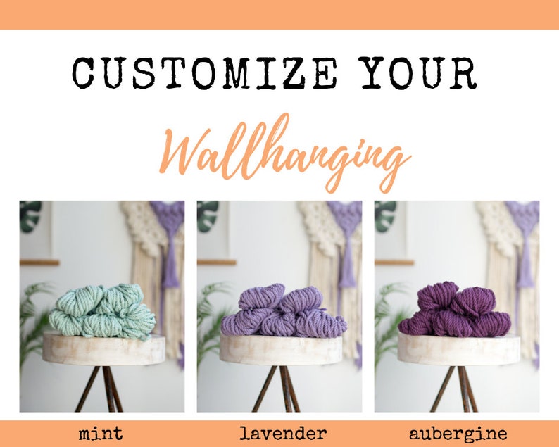 Macrame wall hanging / Nursery decor / Available in 12 Etsy