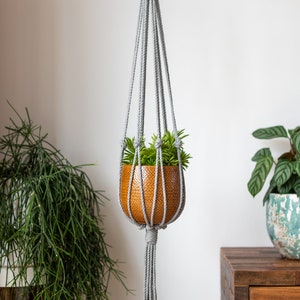 Minimalist Macrame Plant Hanger 40 100cm long image 6