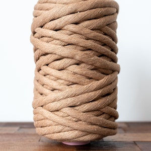 Macrame String / Mocha / 9MM / 150 Pieds / 46 Mètres / Single Strand / 1.1KG / Macrame Rope image 2