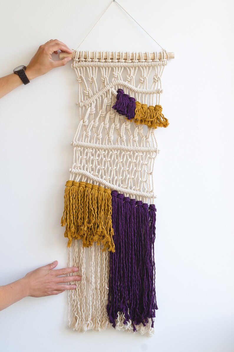 Macrame Wall Hanging / Nursery Decor / Bohemian / Macrame Etsy