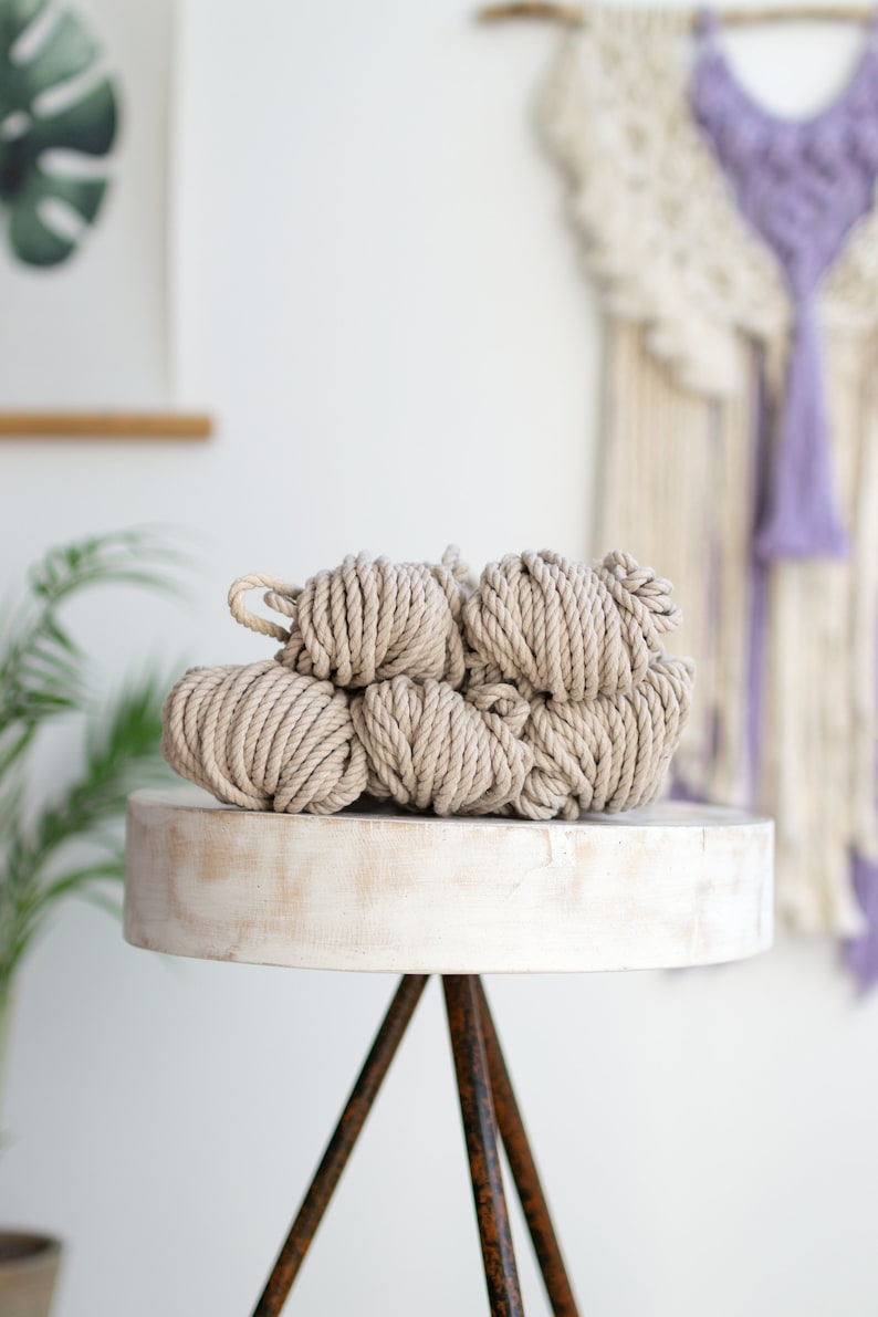 DIY Kit Macrame Wall Hanging 'IVY' Alleen materialen afbeelding 5