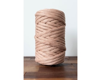 Macrame String / Brown Rose / 9MM / 150 Feet / 46 Meter / Single Strand / 1.1KG / Macrame Rope