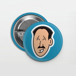 Walt Disney Button (Free US shipping!) by Eddie Fieg