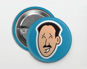 Walt Disney Button (Free US shipping!) by Eddie Fieg