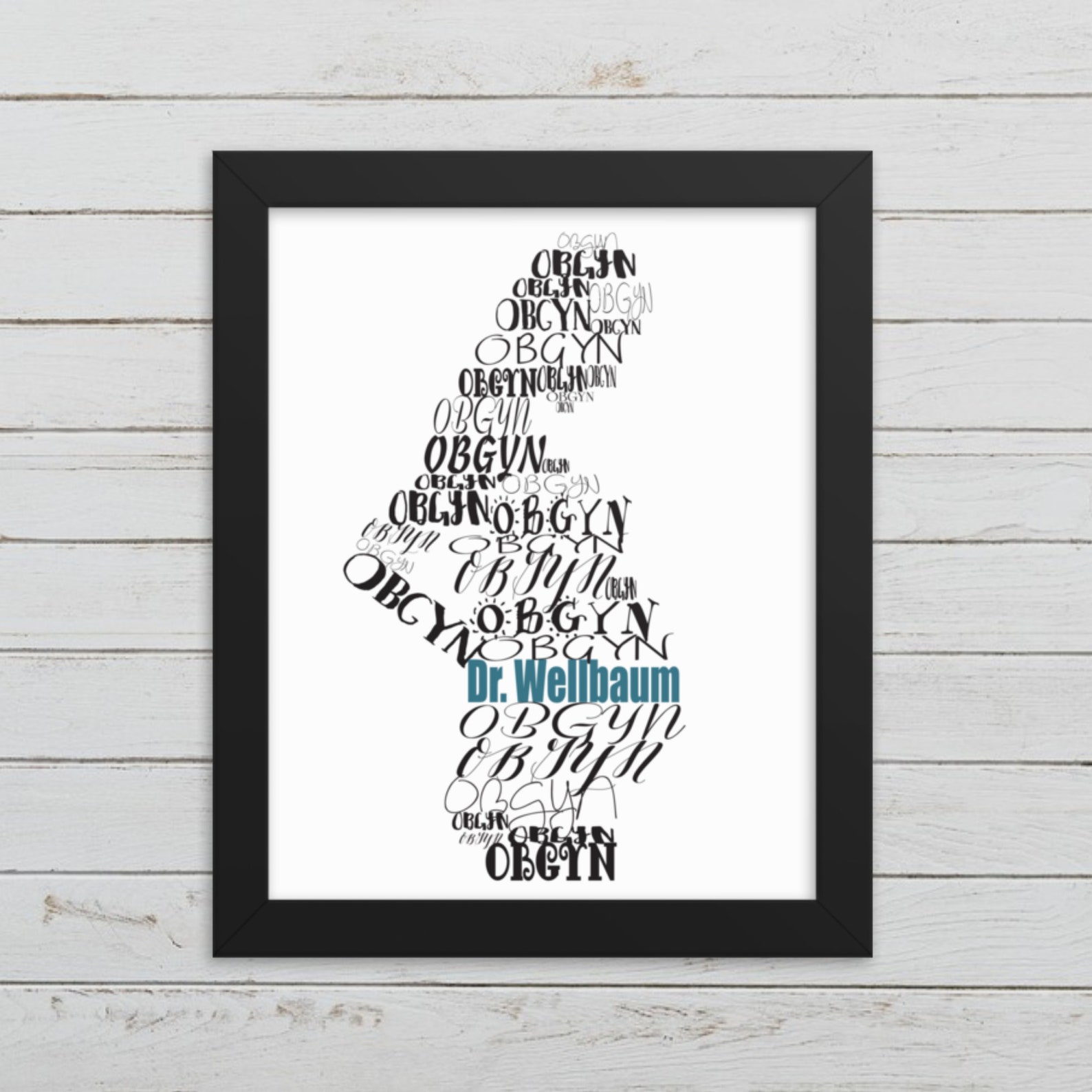 Gift for OBGYN OB Gyn Obgyn Art Gifts Gift for - Etsy