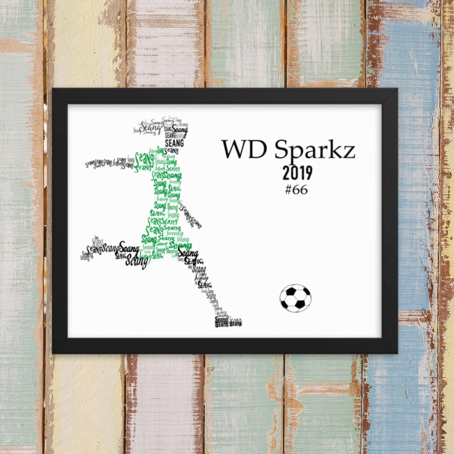 Soccer Player Gifts Soccer Gifts Soccer Print Personalized Etsy