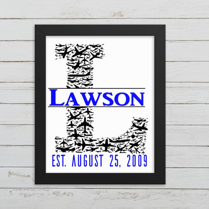 Personalized Last Name Wall Art Family Name Wedding Gift Etsy