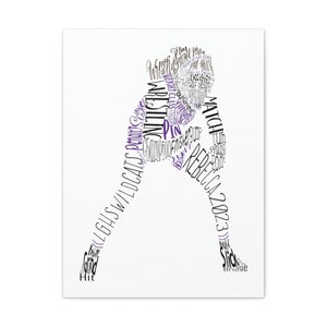 Personalized Girl Wrestling Decor for Female Wrestler Wall Art, Senior Gift for Wrestler