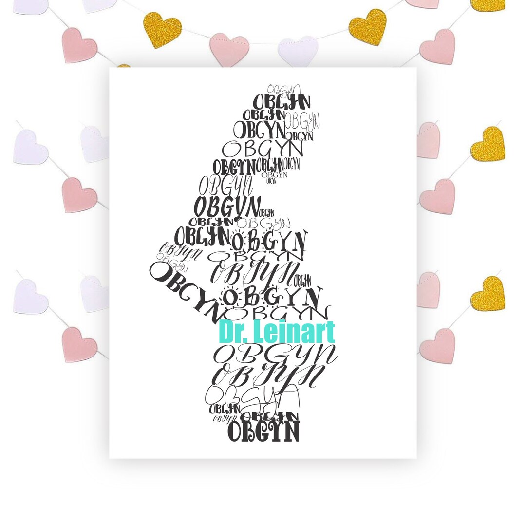 Gift for OBGYN, OB Gyn, Obgyn Art Gifts, Gift for Gynecologist, Obgyn ...