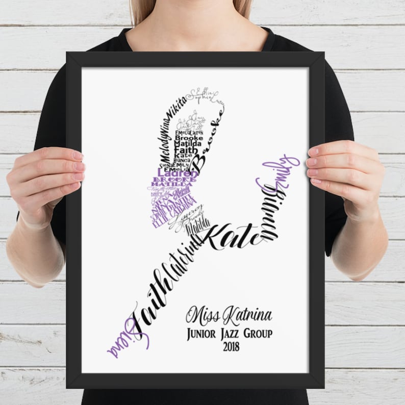 Cadeau pour les professeurs de danse cadeau personnalisé de Etsy France