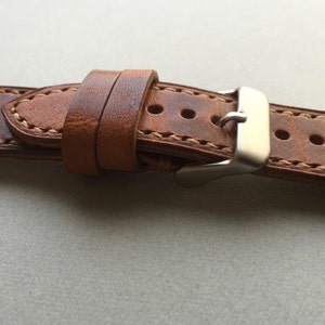 Horween Natural Derby Leather Watch Strap 18mm 19mm 20mm - Etsy