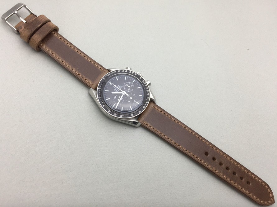 Natural Coloured Horween Chromexcel Watch Strap Custom - Etsy