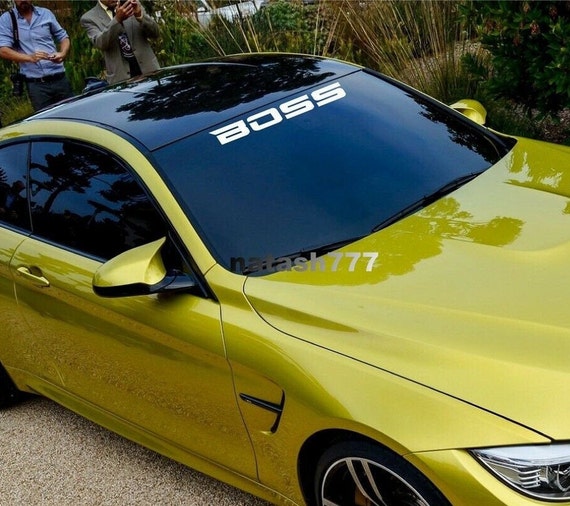BOSS Windshield Motorsport Sport Car BMW M2 M3 M4 M5 M6 Z3 Z4 235i